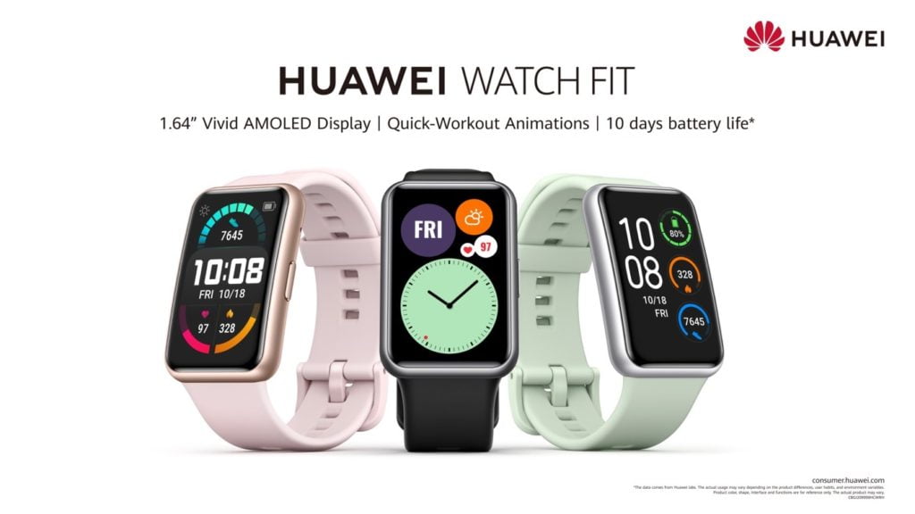 Huawei Watch Fit press release image