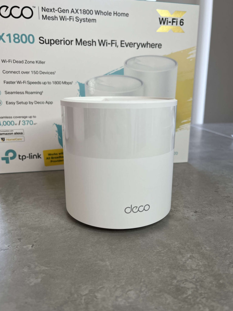 Front view of the TP Link Deco X20